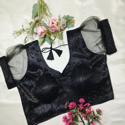 Half sleeve net blouse For party wear