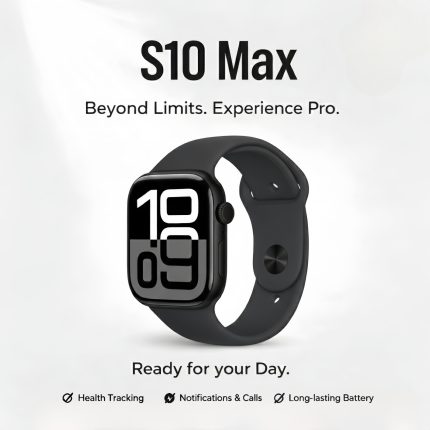 S10 Max Laxasfit Smart Watch 2.29 Inch AMOLED Display NFC Bluetooth Call Wireless Charging