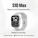 S10 Max Laxasfit Smart Watch 2.29 Inch AMOLED Display NFC Bluetooth Call Wireless Charging - Image 2
