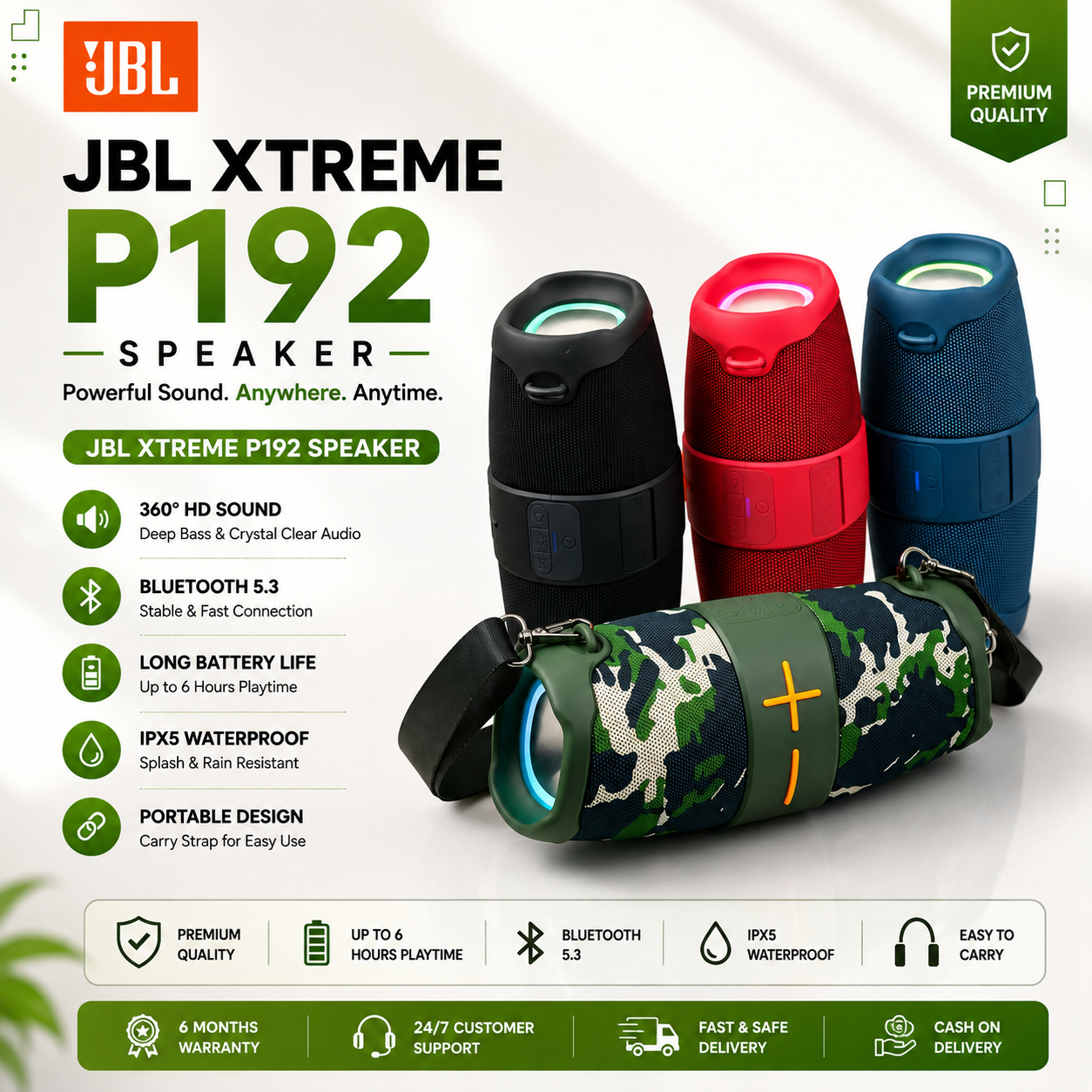 ChatGPT Image Aug 17, 2026, 11_11_00 PM JBL XTREME P192 Portable Bluetooth Speaker - Image 1