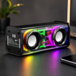 V8 Transparent RGB Bluetooth Speaker - Image 2