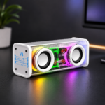 V8 Transparent RGB Bluetooth Speaker - Image 3